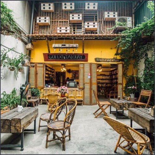 Thiết kế thi công nội thất quán cafe phong cách Vintage